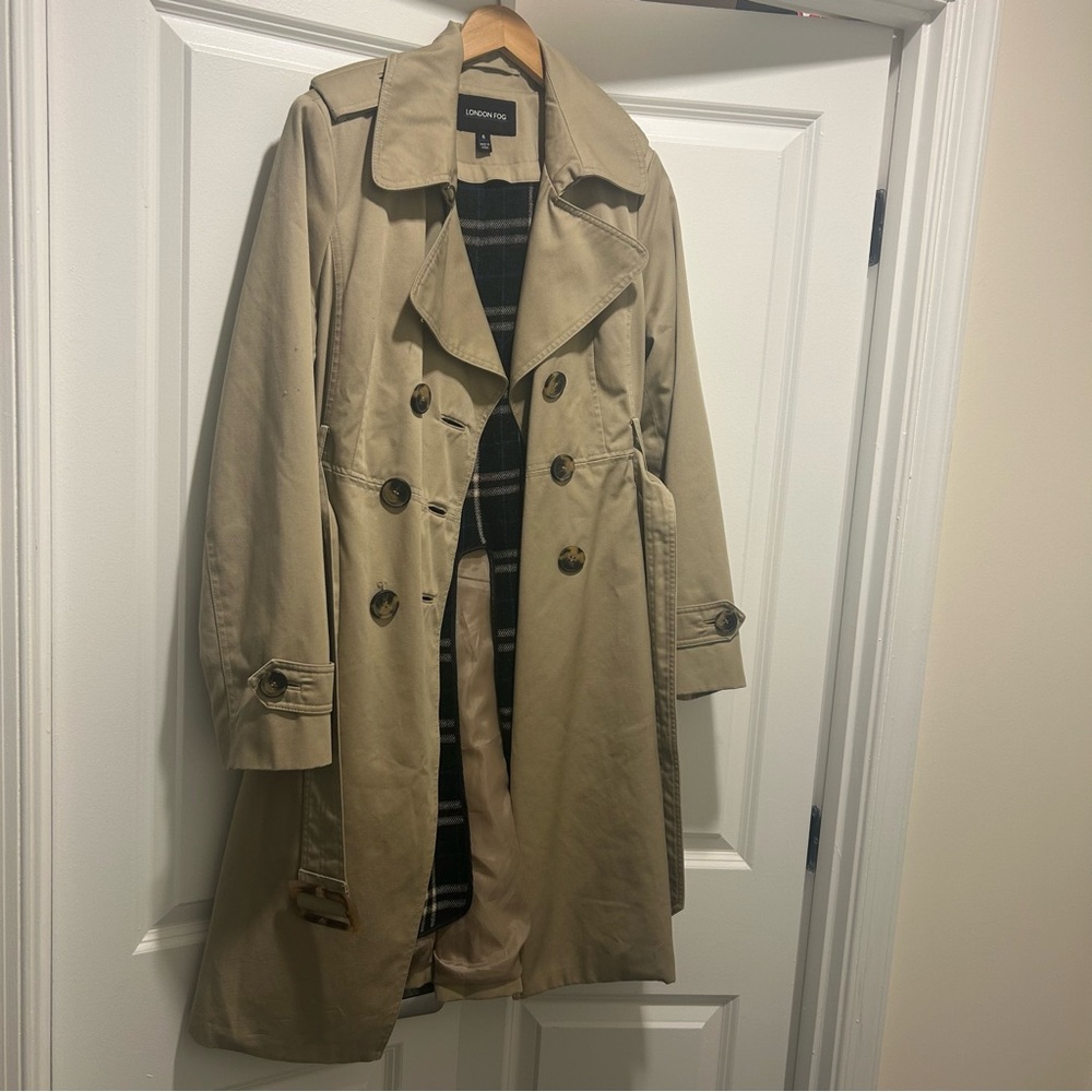 London Fog Tan Trench Coat